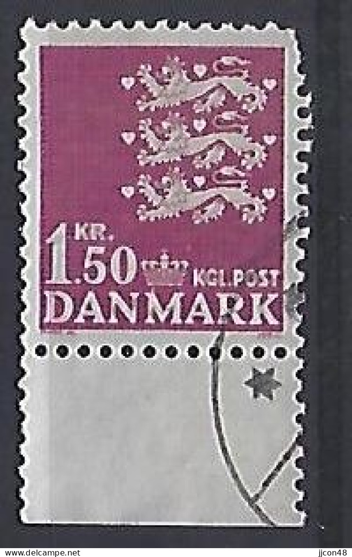 Denmark 1962  Three Lions (o) Mi.402 Y - Usado