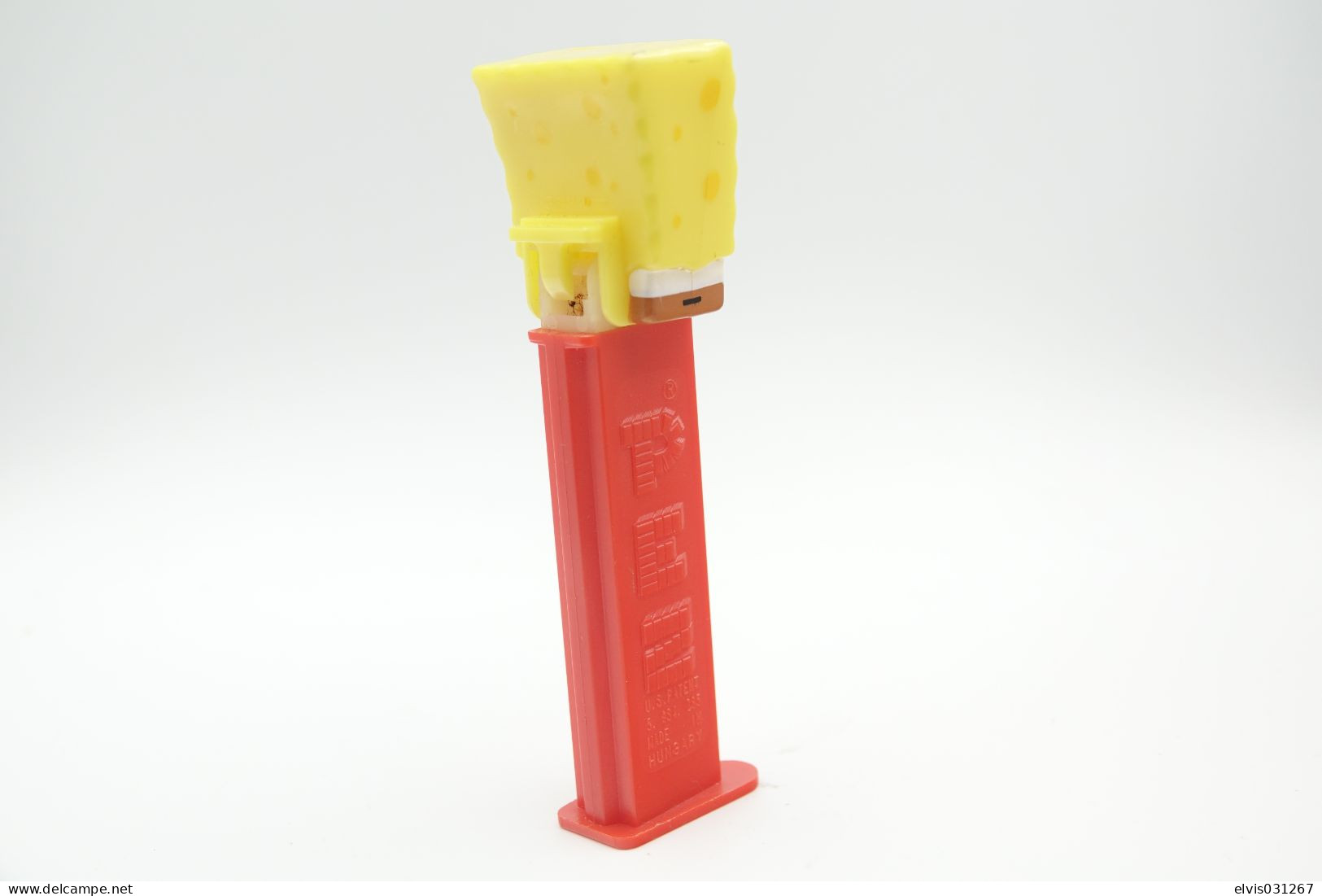 Vintage PEZ DISPENSER : SpongeBob SquarePants - Sponge Bob - 2008 - Us Patent L=10.5cm - Small Figures