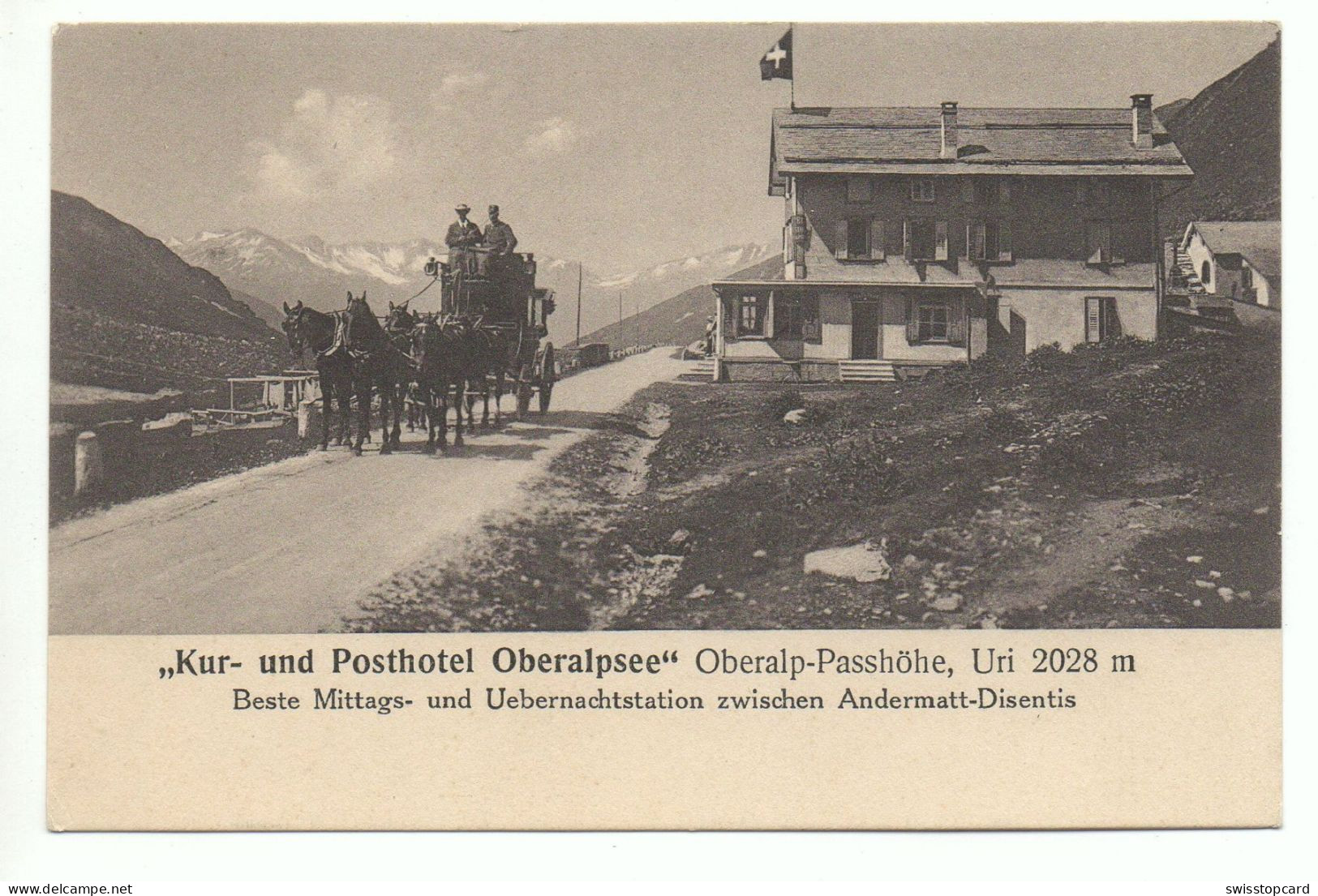 OBERALP-PASSHÖHE Posthotel Postkutsche - Andermatt