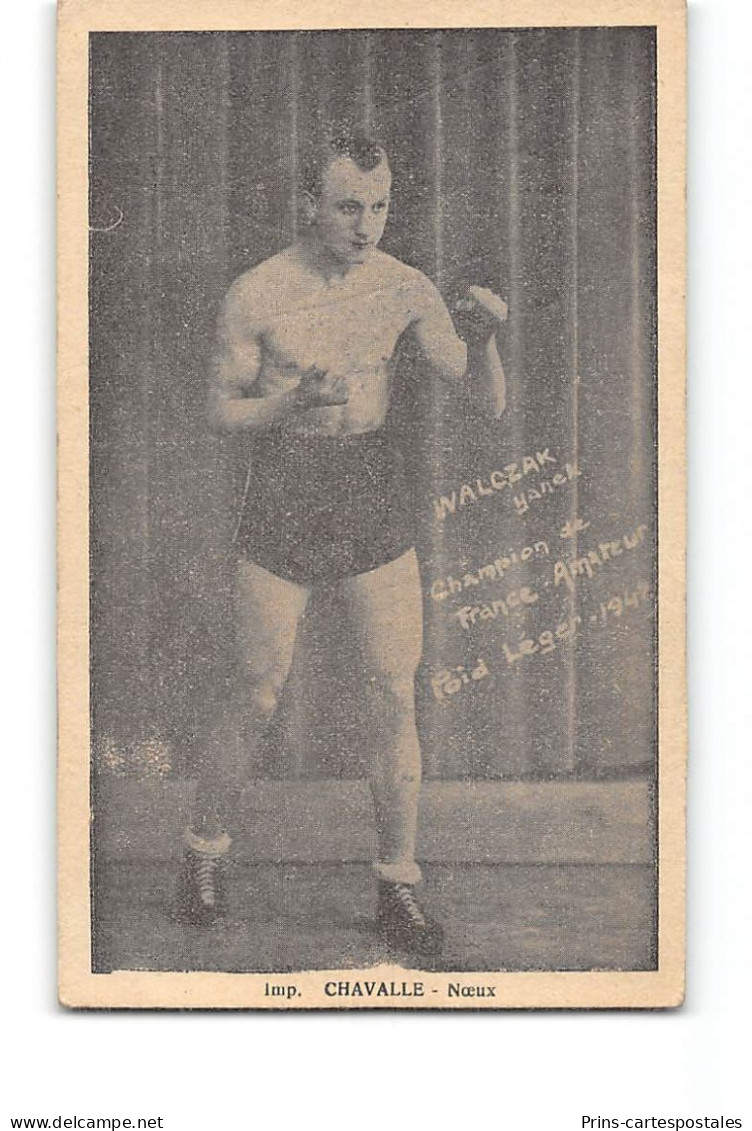 CPA Boxe Walczak Yanek Champion De France - Boxe