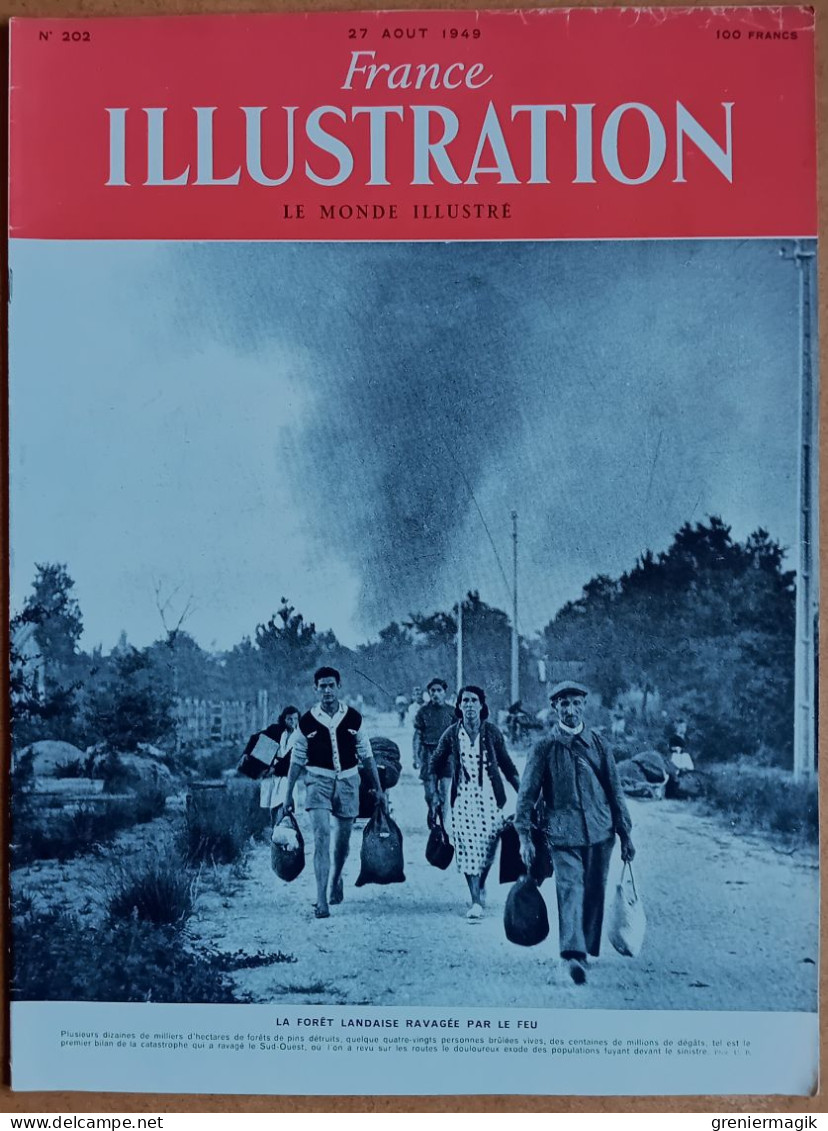 France Illustration N°202 27/08/1949 Nouvelles Conventions De Genève/Portmeirion/Chasse à La Baleine/Equateur/Salzbourg - Allgemeine Literatur