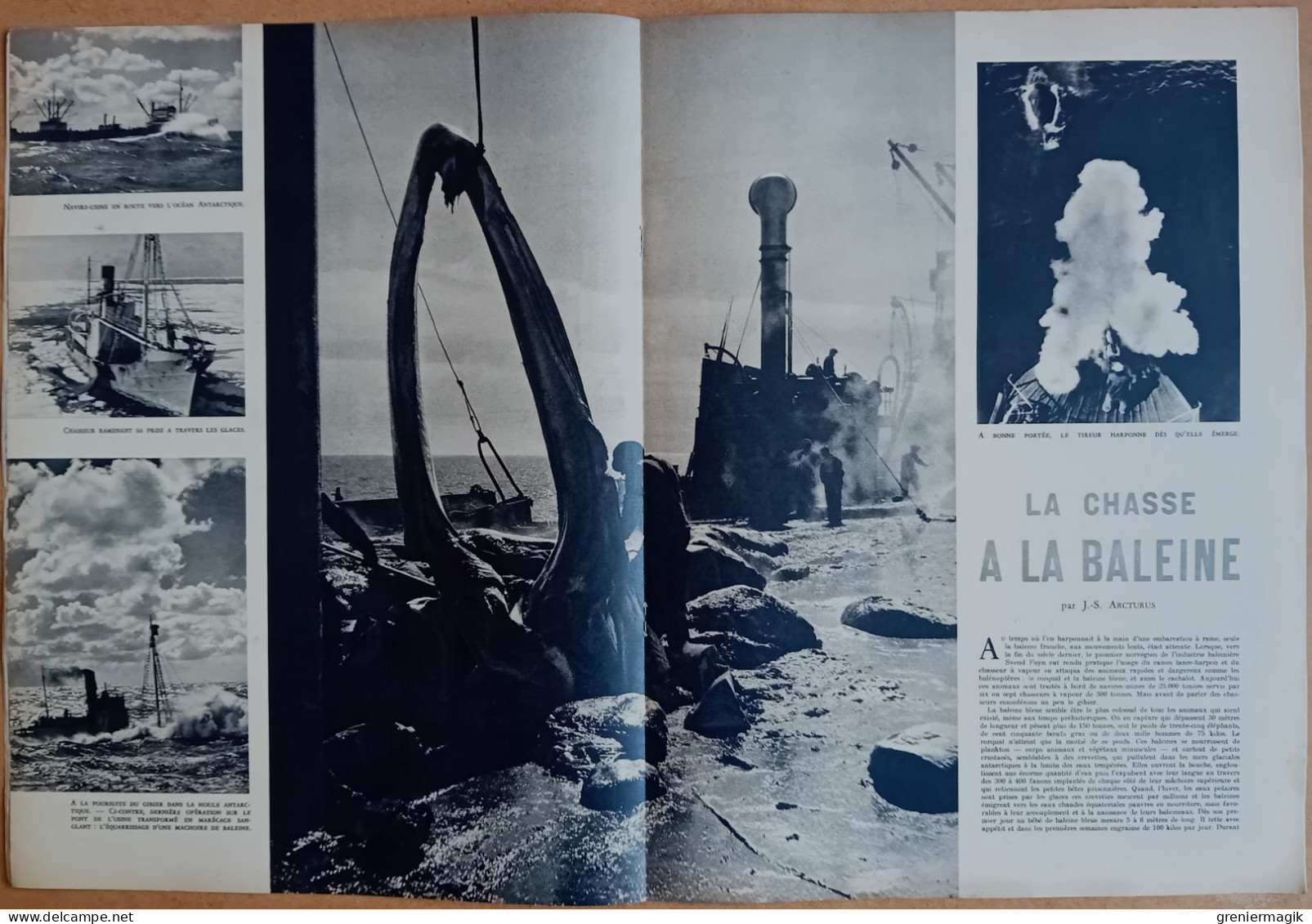 France Illustration N°202 27/08/1949 Nouvelles conventions de Genève/Portmeirion/Chasse à la baleine/Equateur/Salzbourg