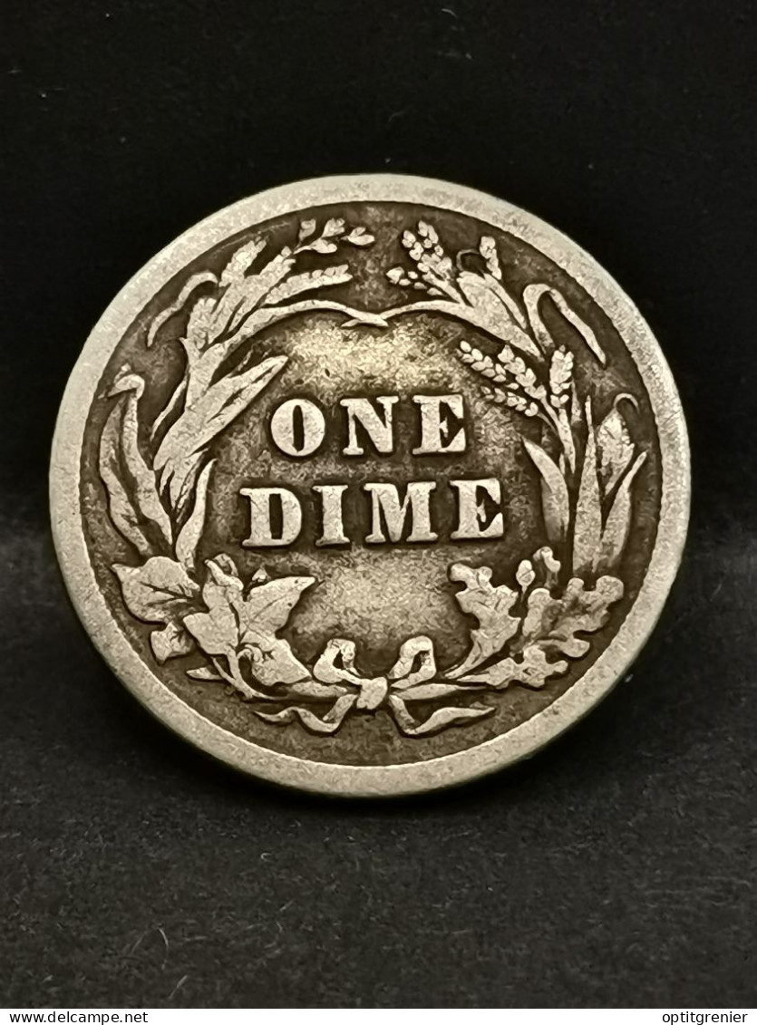 1 BARBER DIME 10 CENTS ARGENT 1911 PHILADELPHIE USA / SILVER - 1892-1916: Barber