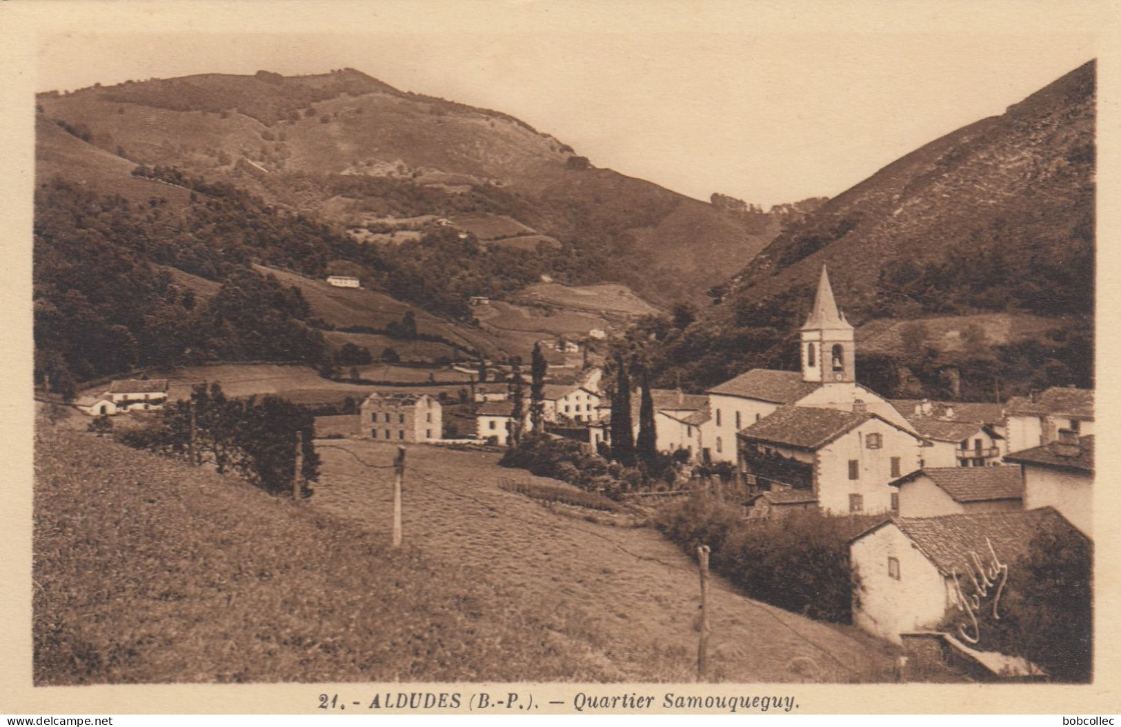 ALDUDES (Pyrénées-Atlantique): Quartier Samouquegny - Aldudes