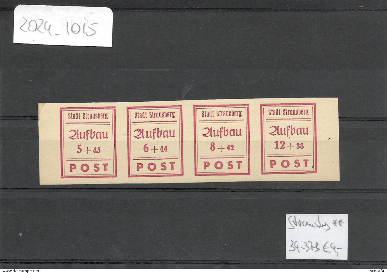 Strausberg, Michel Nr.34-37B, Postfrisch, Selten Im Angebot, Siehe Photo - Postfris