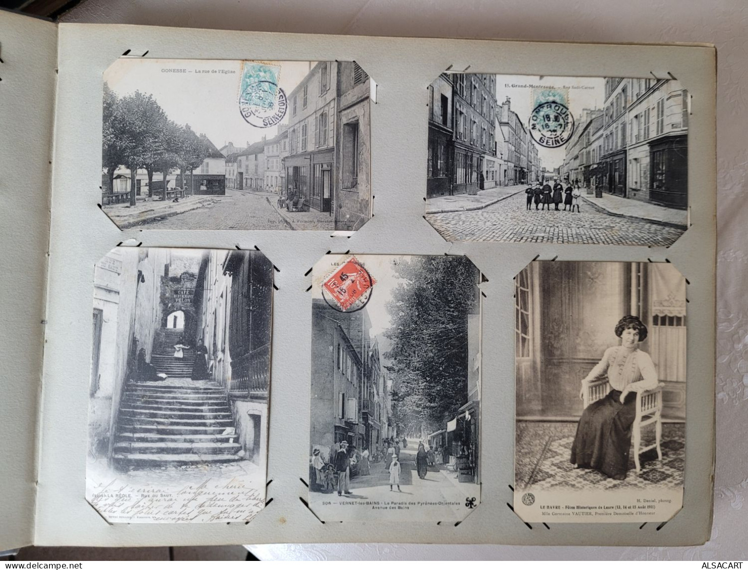 Album  Environs 250 Cartes Postales écrite Divers France Aves Des Belles Animations - 100 - 499 Postcards