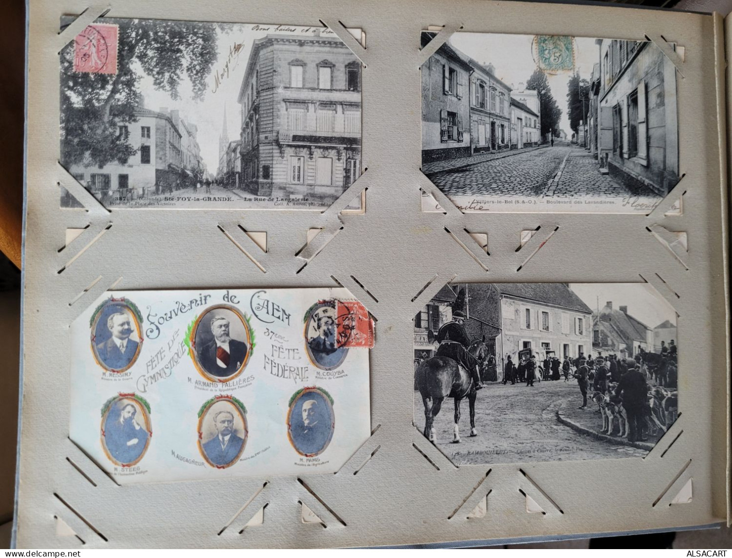 Album  Environs 250 Cartes Postales écrite Divers France Aves Des Belles Animations - 100 - 499 Postcards