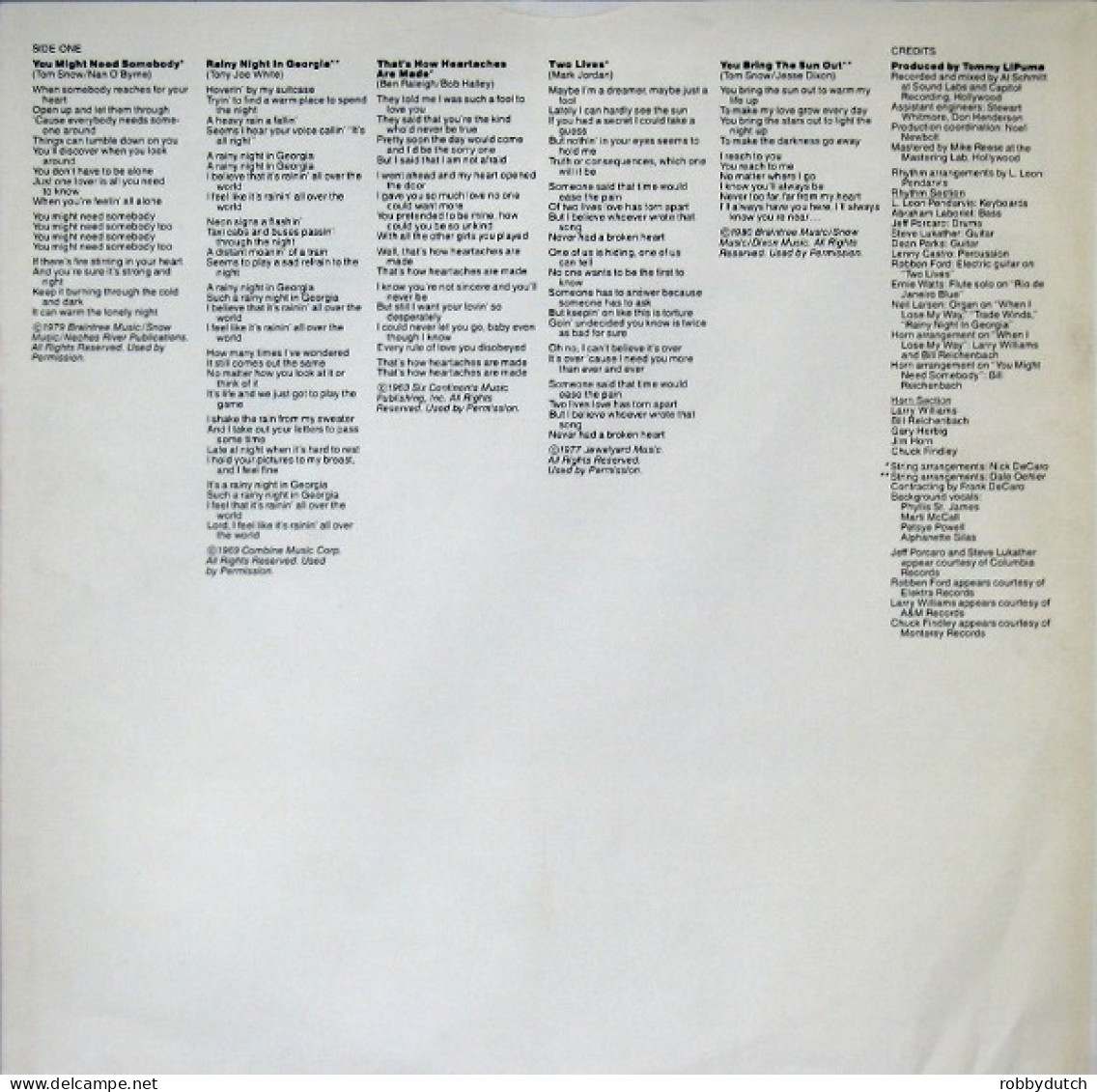 * LP *  RANDY CRAWFORD - SECRET COMBINATION (Europe 1981 EX-) - Soul - R&B