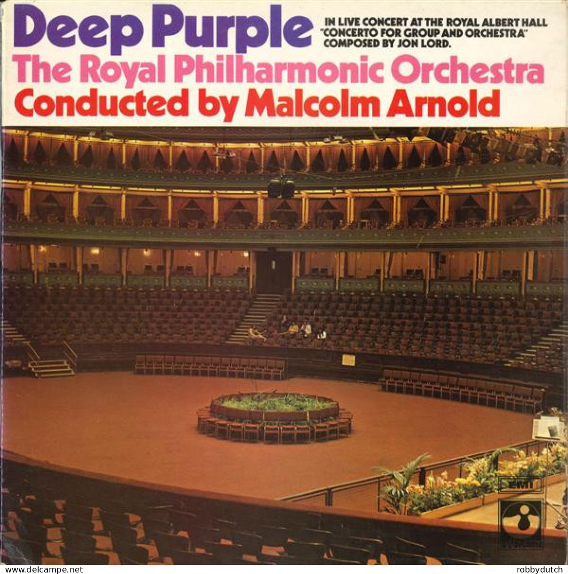 * LP *  DEEP PURPLE - IN LIVE CONCERT AT THE ROYAL ALBERT HALL (England 1970 EX!!) - Hard Rock & Metal