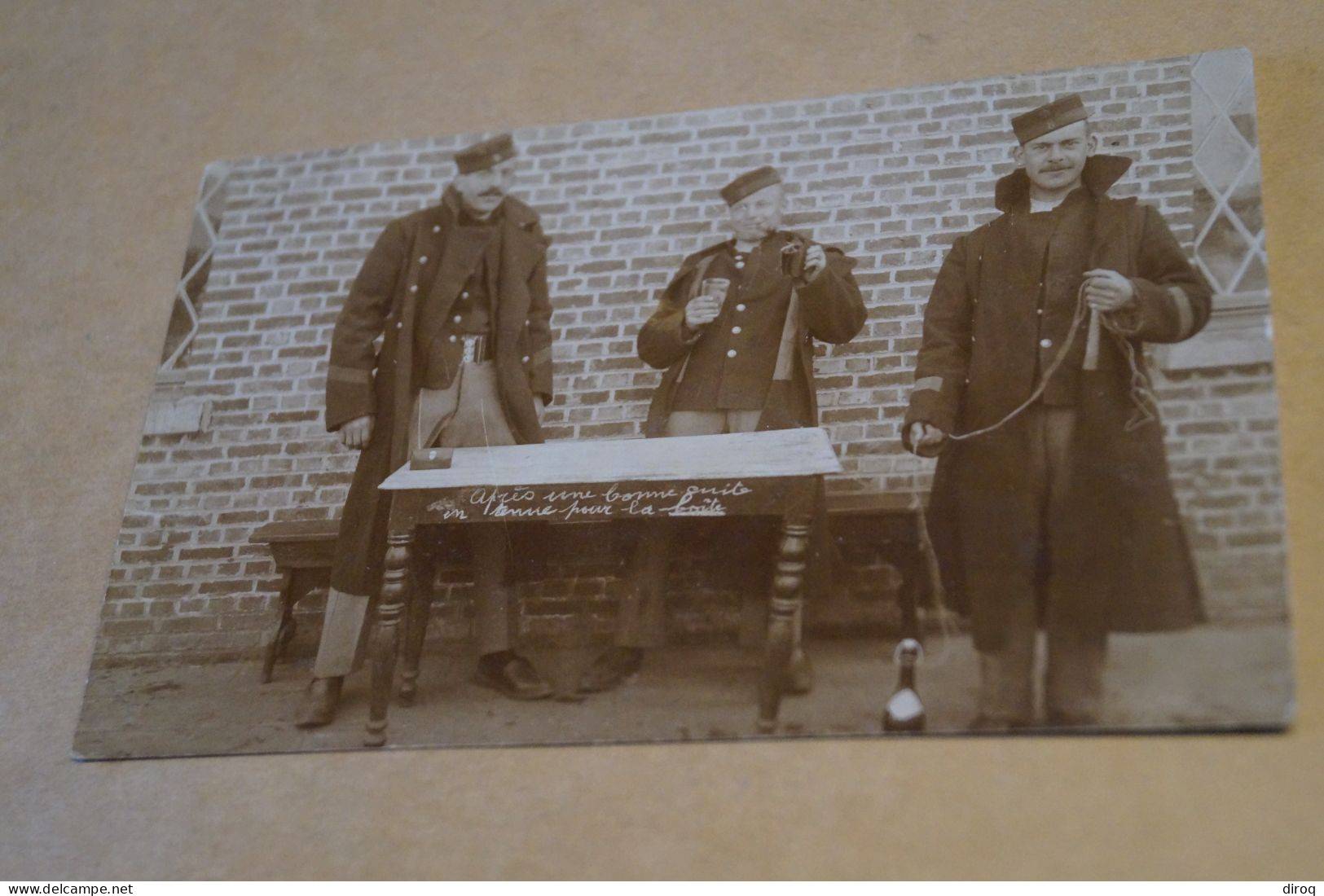 Superbe Ancienne Carte Photo,militaire,pour Collection - War 1914-18