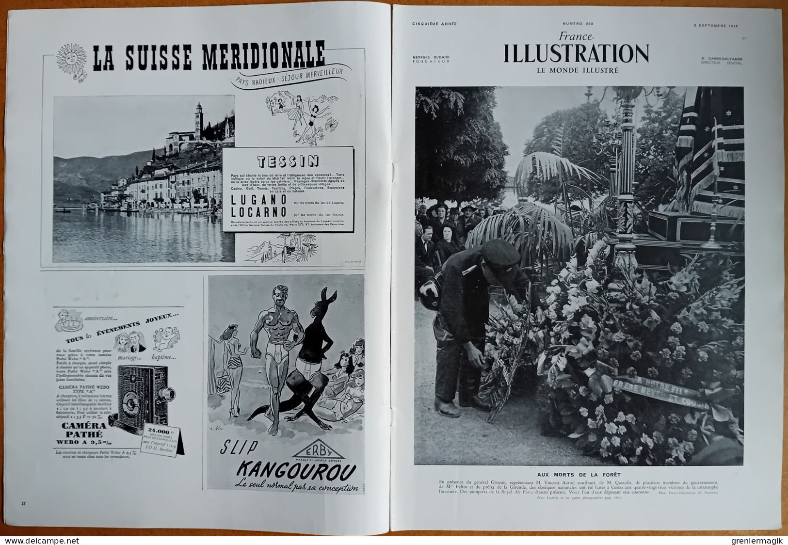 France Illustration N°203 03/09/1949 Duel Staline-Tito/Chine Route De Canton/Barcelone Courses De Taureaux/Norvège/Lot - Allgemeine Literatur