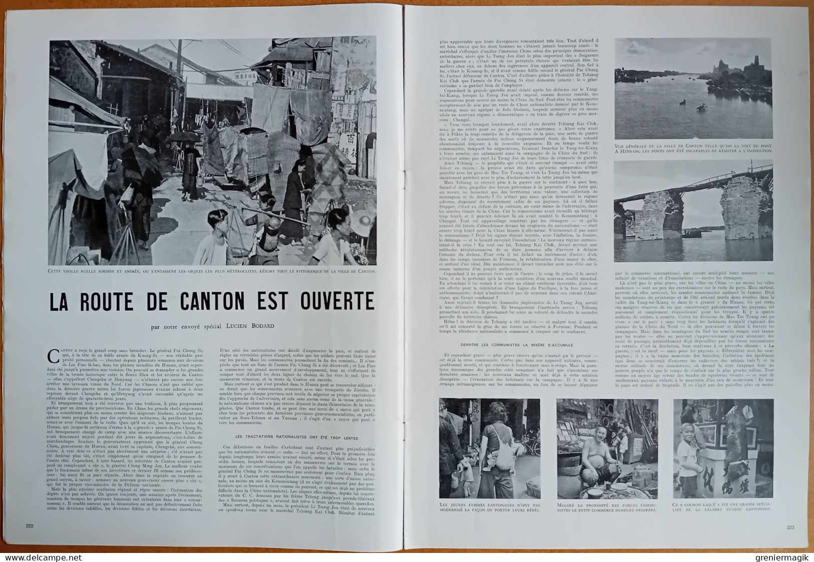 France Illustration N°203 03/09/1949 Duel Staline-Tito/Chine Route De Canton/Barcelone Courses De Taureaux/Norvège/Lot - Algemene Informatie