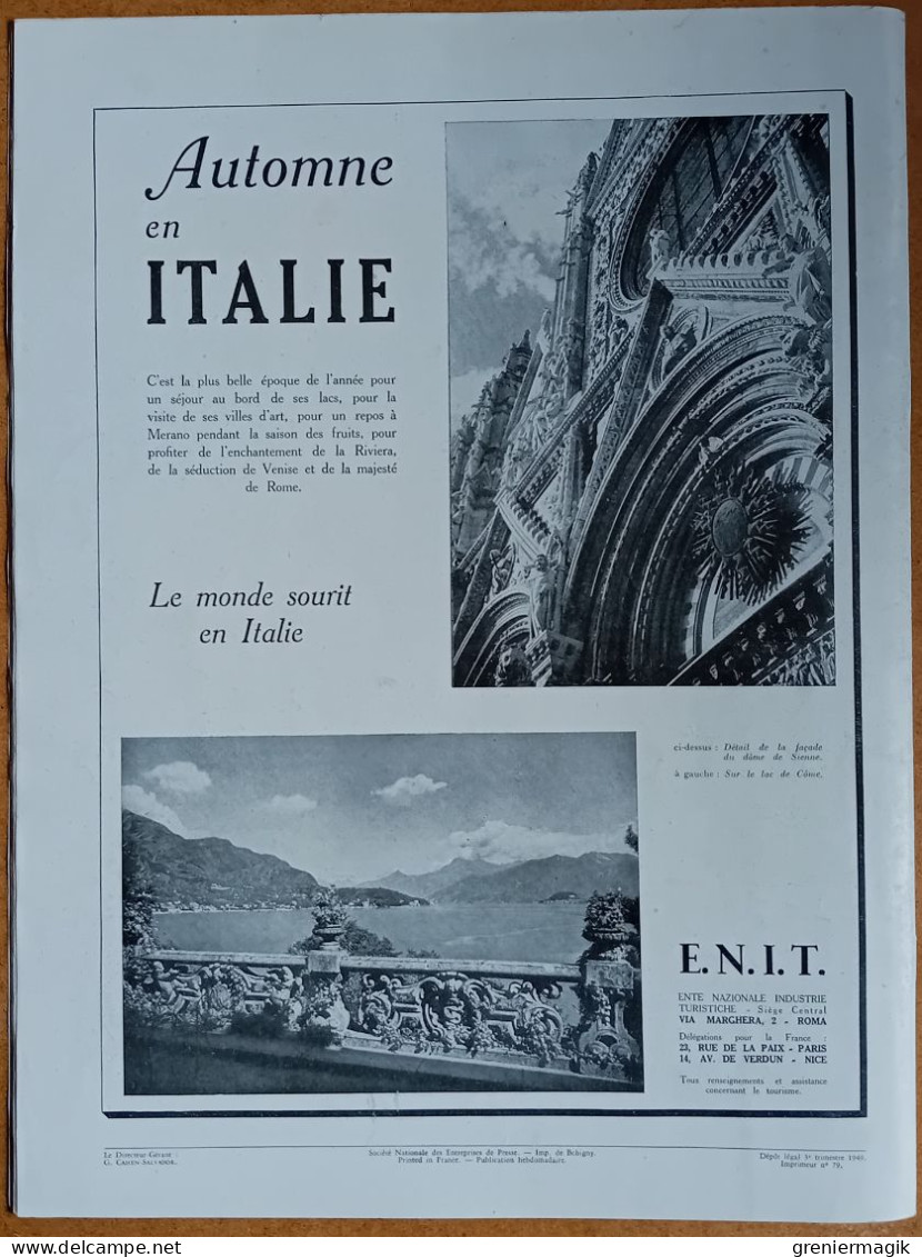 France Illustration N°203 03/09/1949 Duel Staline-Tito/Chine route de Canton/Barcelone courses de taureaux/Norvège/Lot