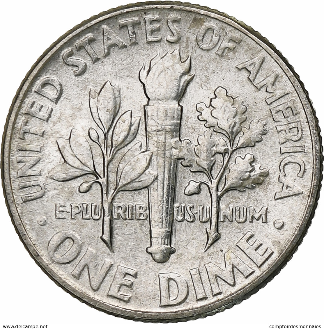 États-Unis, Dime, Roosevelt Dime, 1955, U.S. Mint, BU, Argent, SPL, KM:195 - 1946-...: Roosevelt