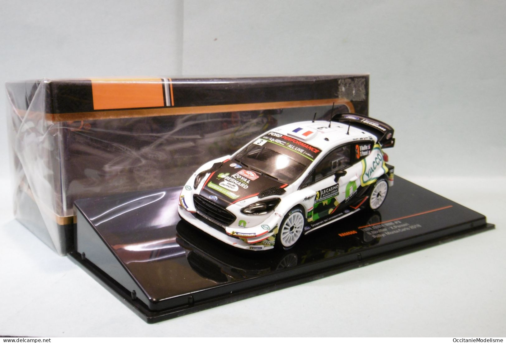 Ixo - FORD FIESTA WRC #3 Rallye Monte-Carlo 2018 Bouffier - Panseri Réf. RAM666 NBO Neuf 1/43 - Ixo