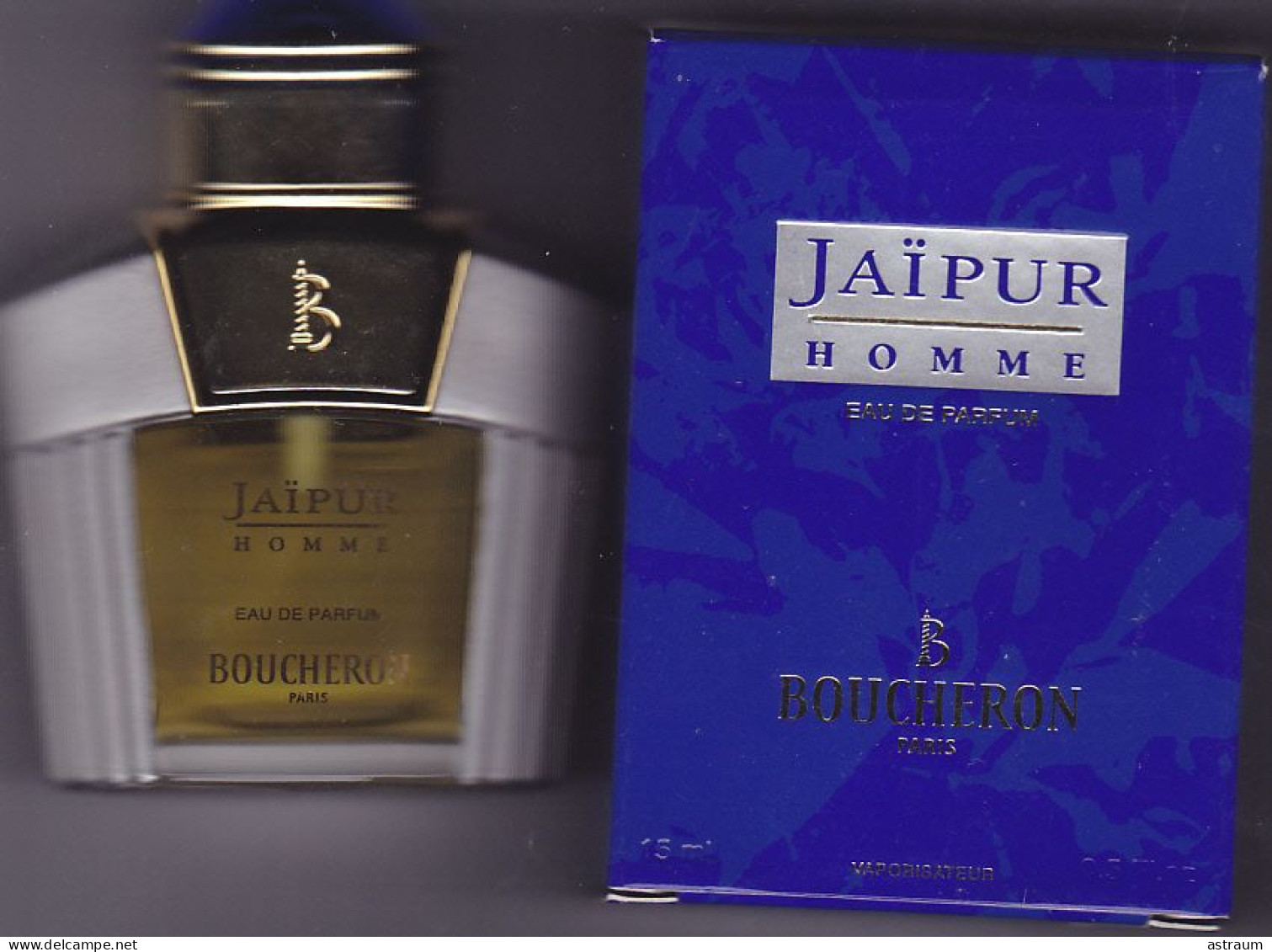 Miniature De Parfum - Boucheron - Jaipur  - Eau De Parfum - Pleine 15ml Avec Boite - Mignon Di Profumo Uomo (con Box)