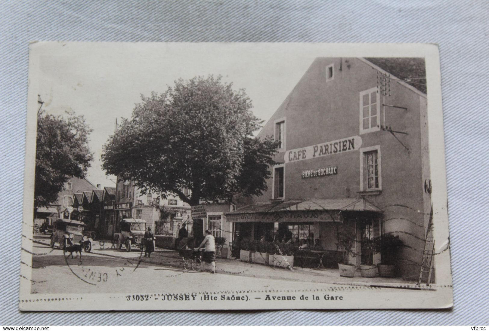 Cpa 1936, Jussey, Avenue De La Gare, Haute Saône 70 - Jussey