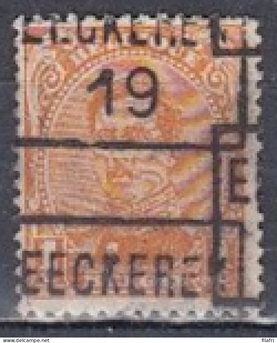 2434 Voorafstempeling Op Nr 135 - EECKEREN 19  - Positie C - Rollenmarken 1910-19