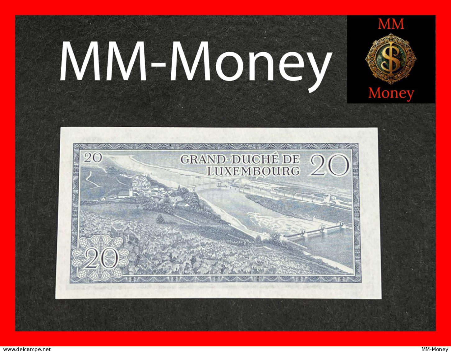 LUXEMBOURG  20 Francs  7.3.1966  P. 54    UNC - Luxemburgo