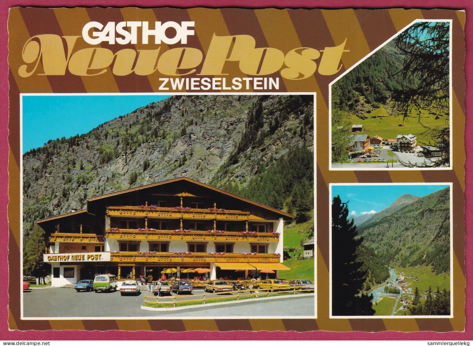 AK: Zwieselstein-Sölden, Gasthof Neue Post, Ungelaufen (Nr. 4647) - Sölden