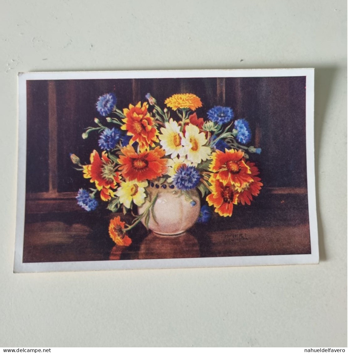 PH - PHOTO DESSINÉE - Couleur Des Photos - Fleurs Dans Un Vase - Oggetti