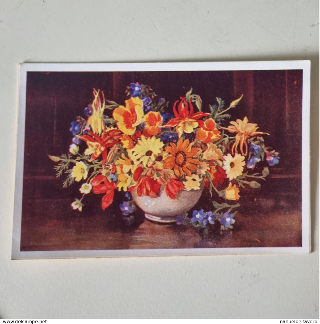 PH - PHOTO DESSINÉE - Couleur Des Photos - Fleurs Dans Un Vase - Gegenstände