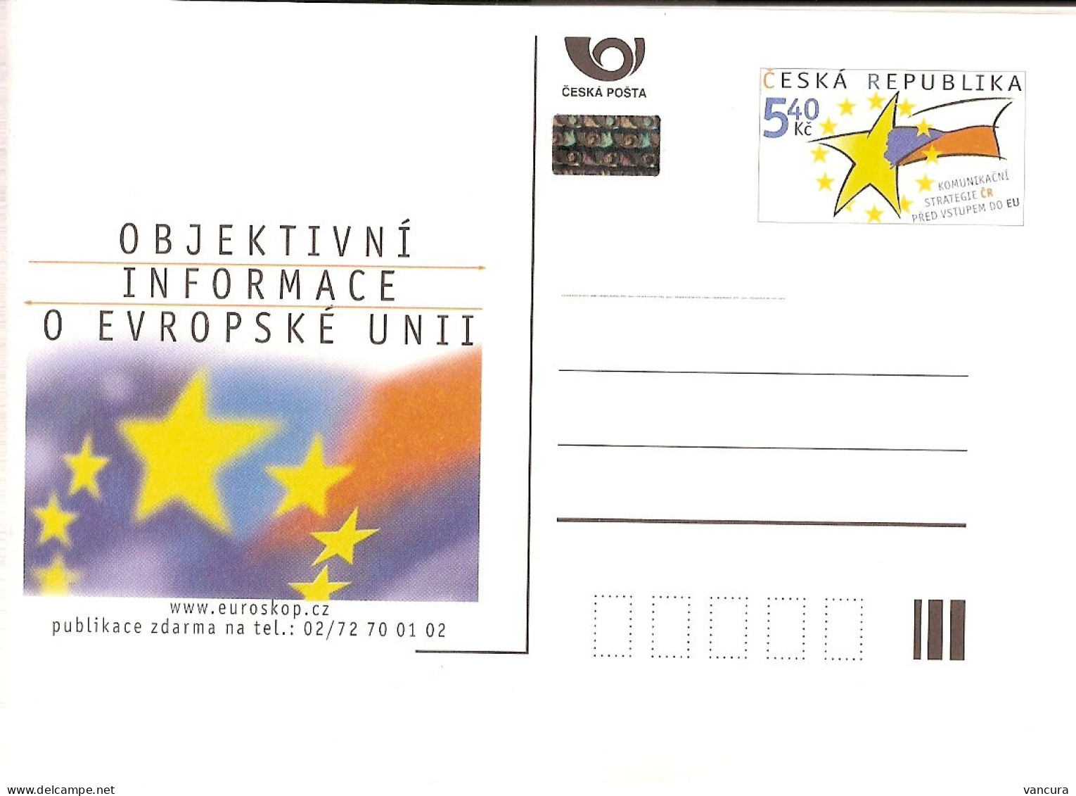 CDV 61 Czech Republic Communication Strategy Before The Entrance To The EU 2001 - European Community