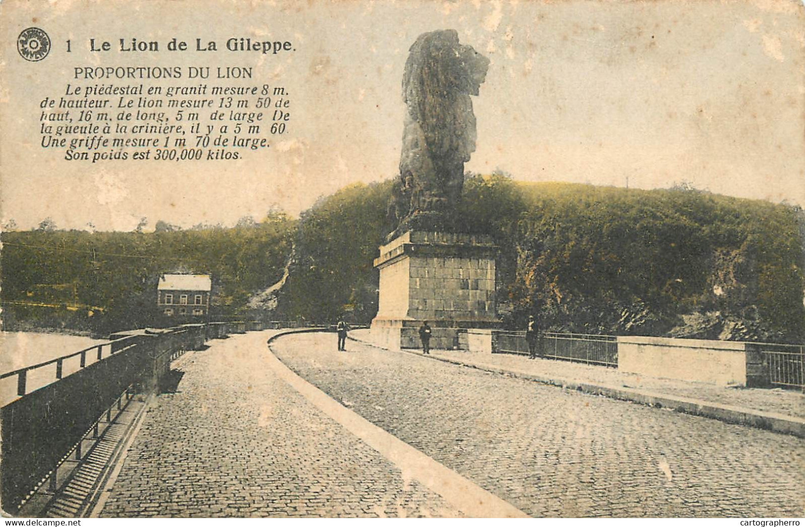 Belgium Le Lion De La Gileppe - Gileppe (Stuwdam)