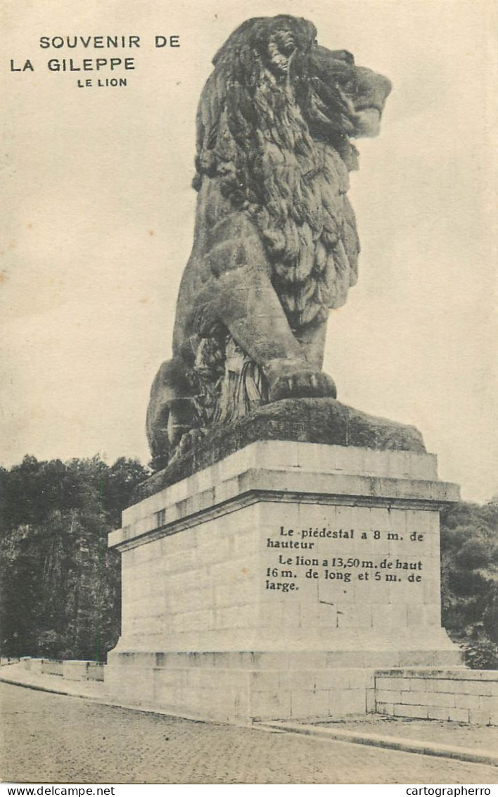 Belgium Le Lion De La Gileppe - Gileppe (Barrage)