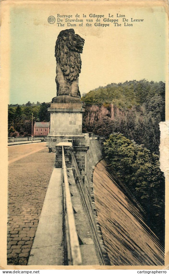 Belgium Le Lion De La Gileppe - Gileppe (Barrage)