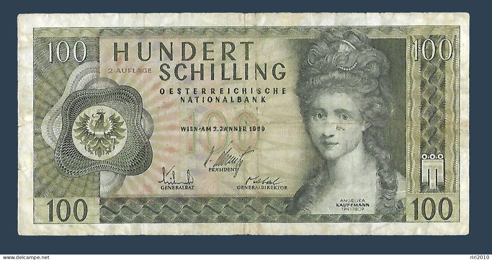 Autriche - Billet De 100 Schilling 1969 - Oesterreich