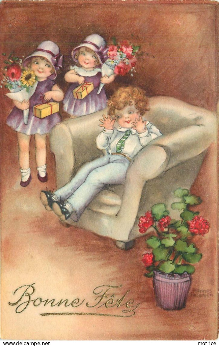 PETERSEN HANNES (illustrateur) - Bonne Fête, Enfants Et Fleurs. - Petersen, Hannes