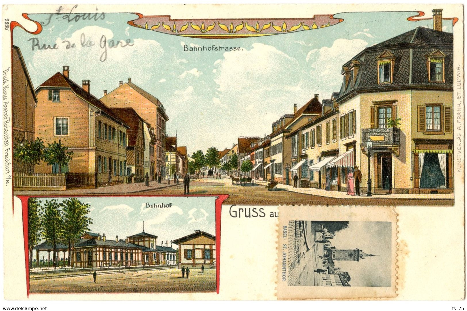 68 - HAUT RHIN - SAINT LOUIS - 5 CARTES - Saint Louis