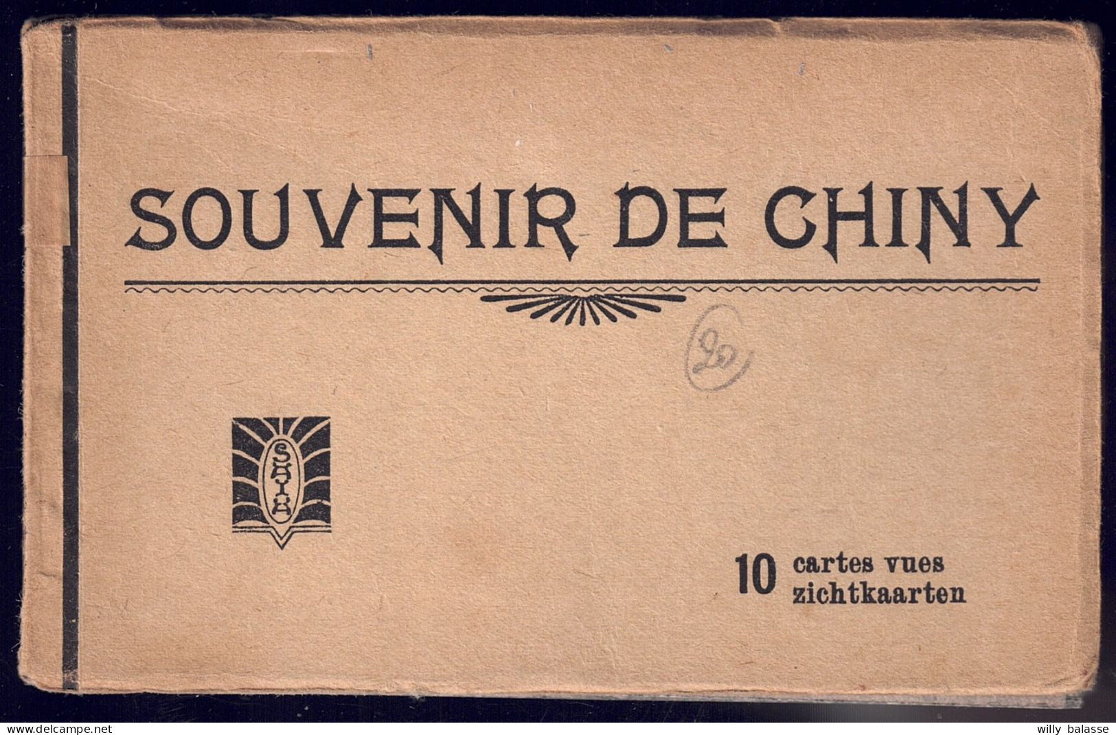 +++ Lot De 10 CPA - Carnet  - Souvenir De CHINY  // - Chiny