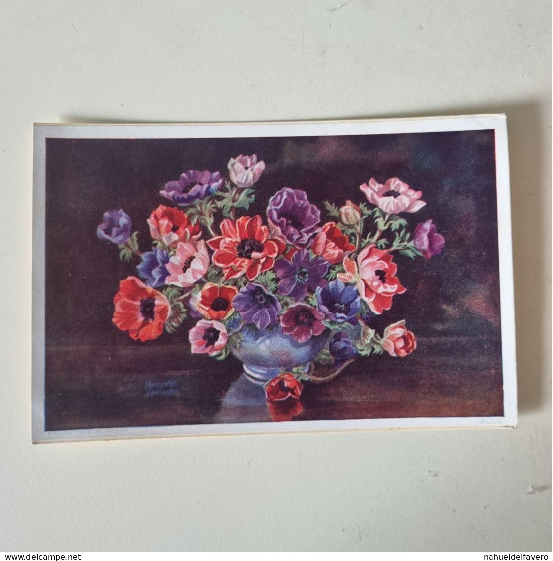 PH - PHOTO DESSINÉE - Couleur Des Photos - Fleurs Dans Un Vase - Voorwerpen
