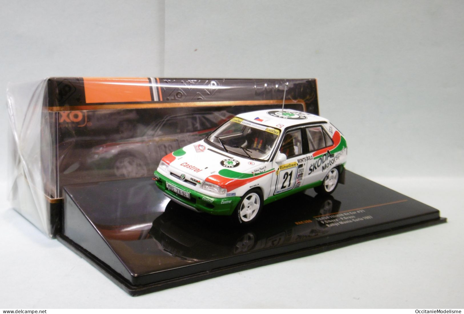 Ixo - SKODA FELICIA KIT CAR #21 Rallye Monte-Carlo 1997 Sibera - Gross Réf. RAC388 NBO Neuf 1/43 - Ixo