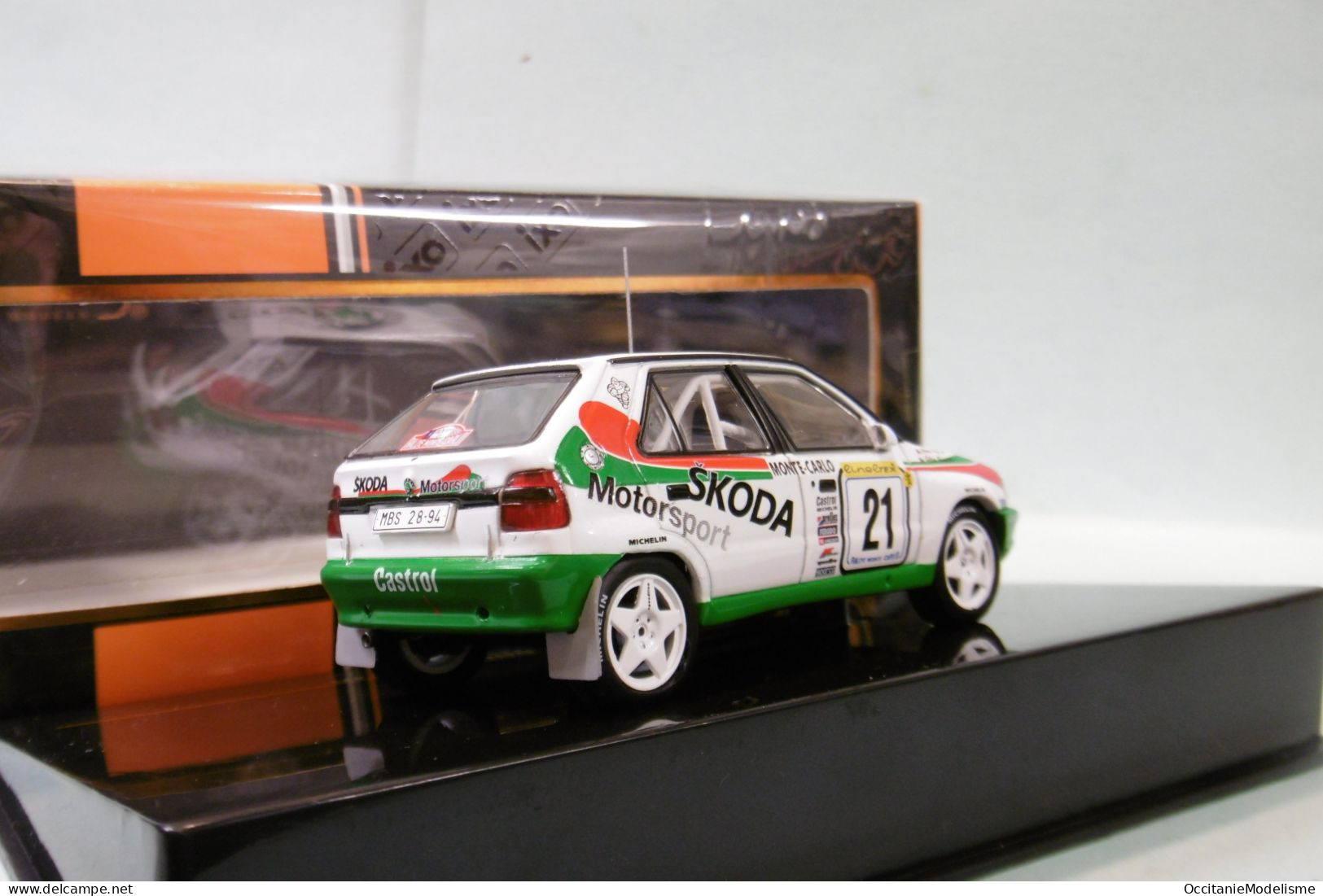 Ixo - SKODA FELICIA KIT CAR #21 Rallye Monte-Carlo 1997 Sibera - Gross Réf. RAC388 NBO Neuf 1/43 - Ixo