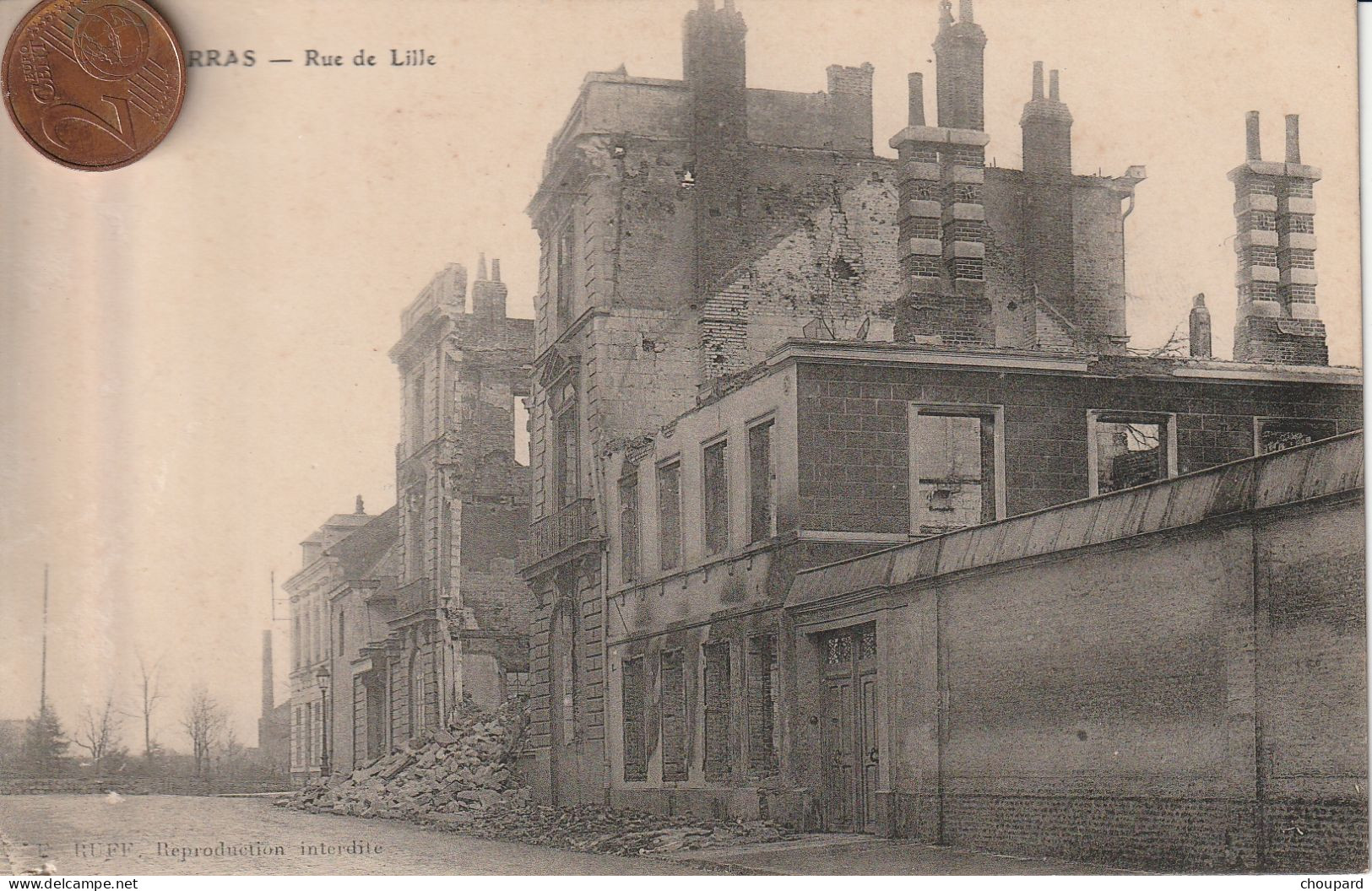 62 - Carte Postale Ancienne De  ARRAS Rue De Lille - Arras