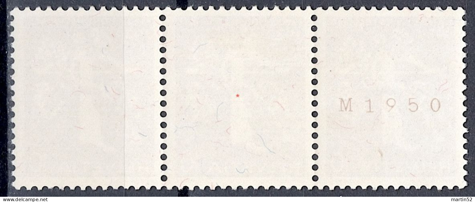 Schweiz Suisse 1939: ZDR Rolle Se-tenant Rouleaux Zu Z26a Mi W14 Mit Nr. Avec N° M1950 **/* MLH (Zu CHF 2.50+5.00+17.00) - Rollen