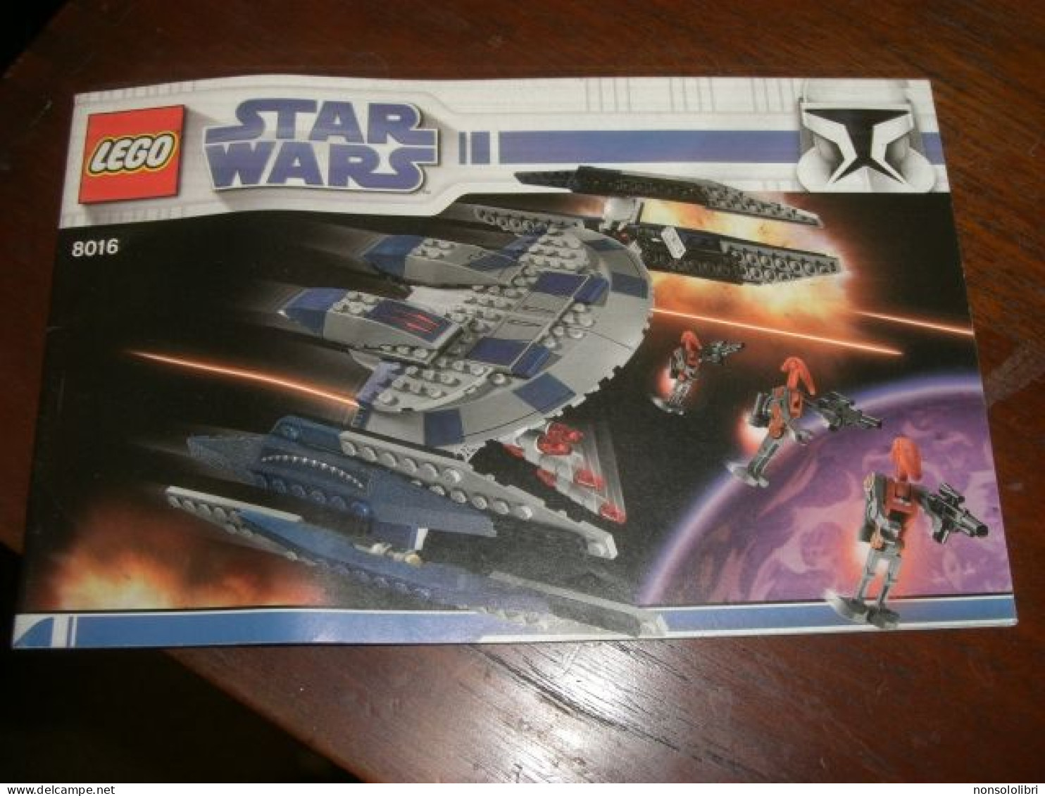 LIBRETTO ISTRUZIONI LEGO STAR WARS 8016 - Non Classificati