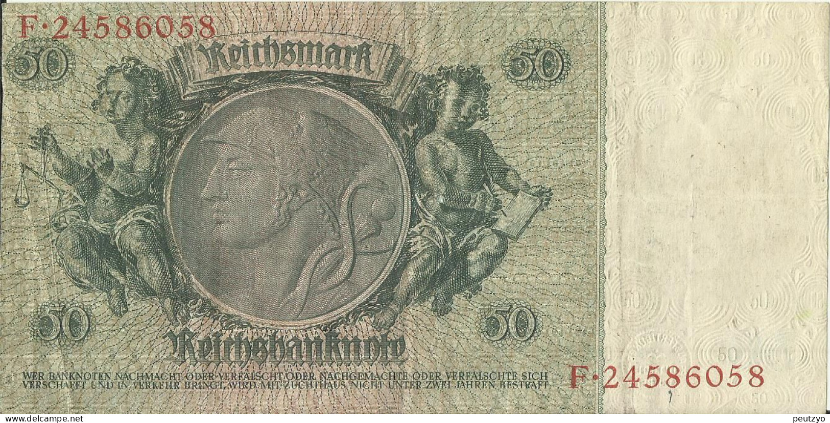 50 Reichsmark 1933 Allemagne  F245 A83 - 50 Mark