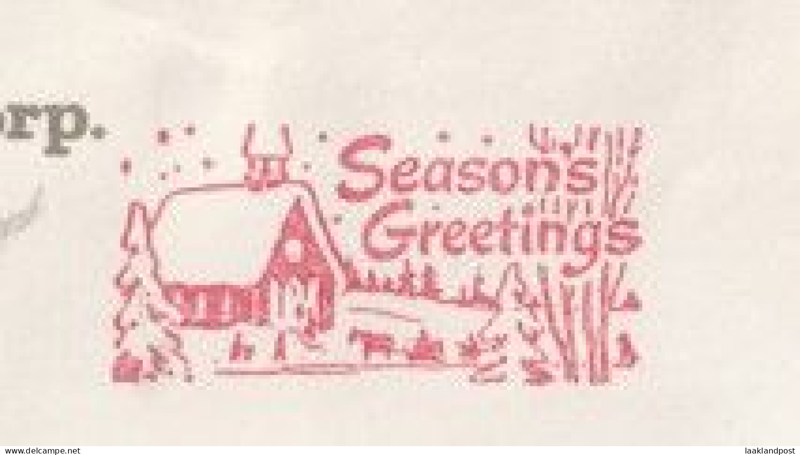 Cover USA Via Air Mail Radiant Manufacturing Meter Season's Greatings Winter Norton Grove 21-12-1962 To Germanyy - Sonstige (Luft)