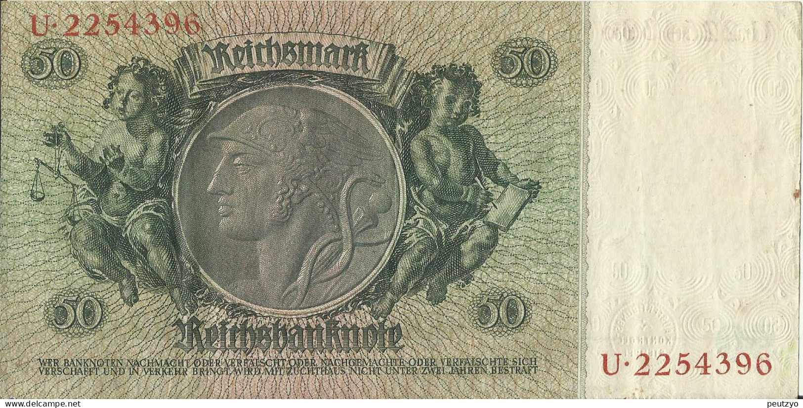 50 Reichsmark 1933 Allemagne  U225 A83 - 50 Mark