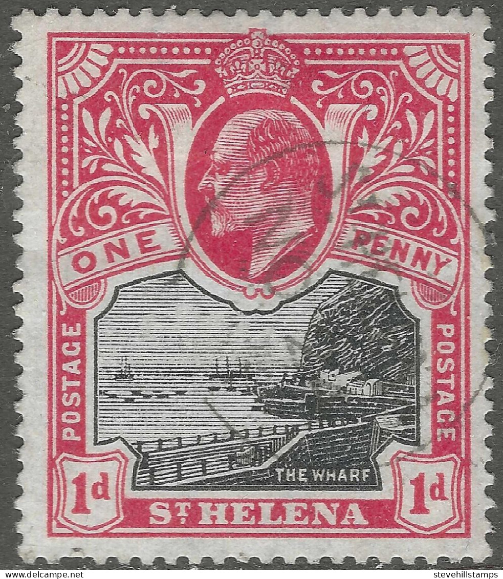 St Helena. 1903 KEVII. 1d Used. SG 56 - Saint Helena Island