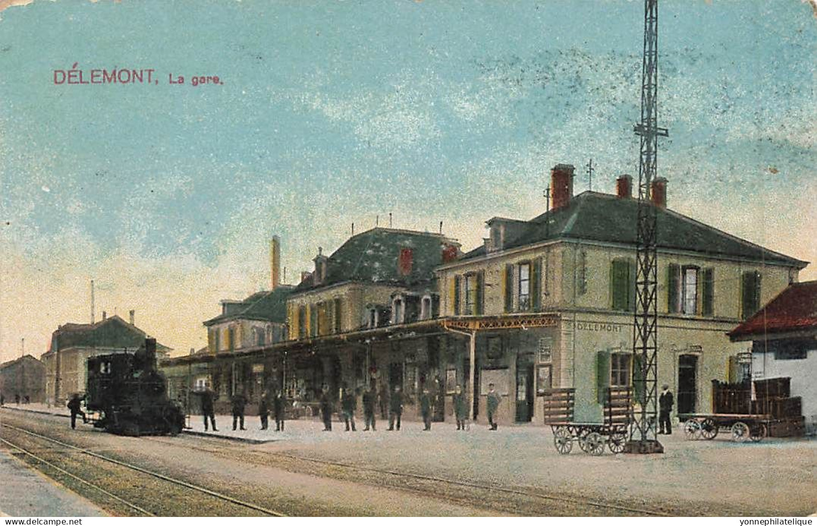 TOP - SUISSE - JU - JURA - DÉLÉMONT - La Gare - Souvenir De La Ville De Délémont - Voir Verso  (Sui-116) - Delémont