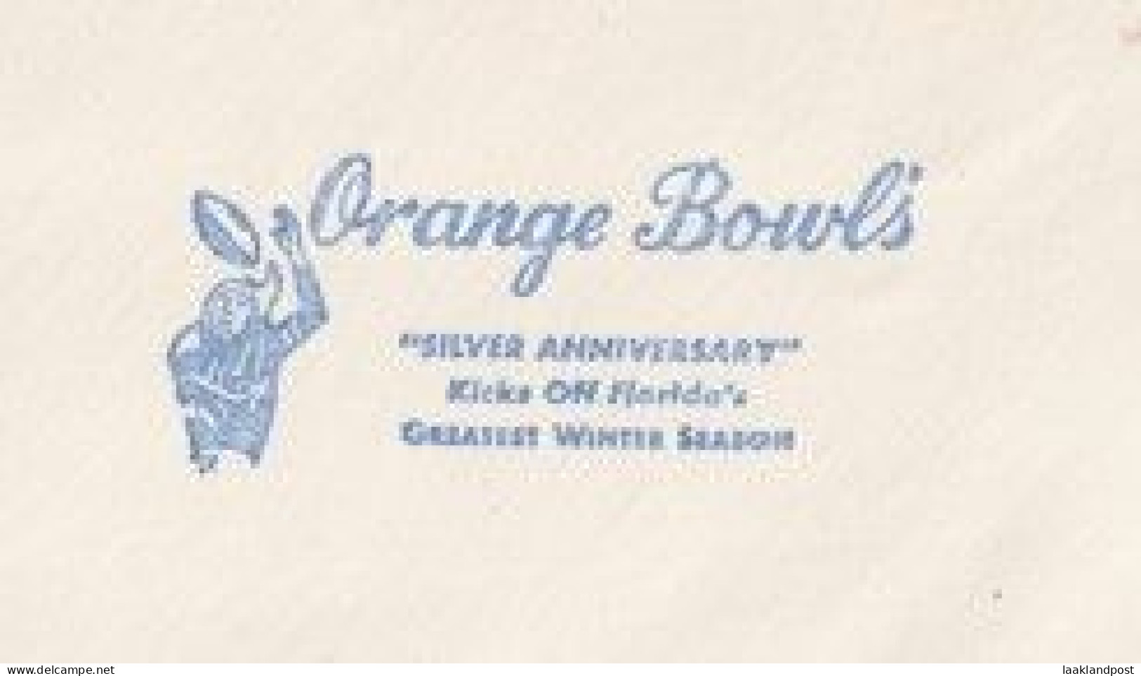 Cover USA Via Air Mail Airline Of The Stars Meter Orange Bowl's Winter Seaso 2-10-1958 To Germany - Sonstige (Luft)