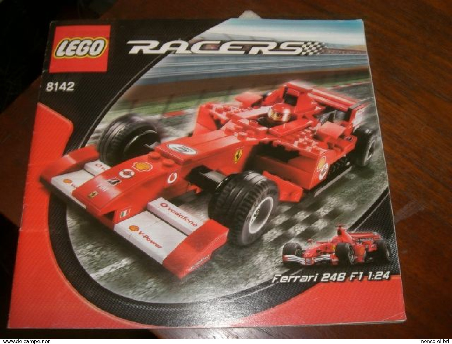LIBRETTO ISTRUZIONI LEGO RACER FERRARI 248 -8142 - Non Classificati