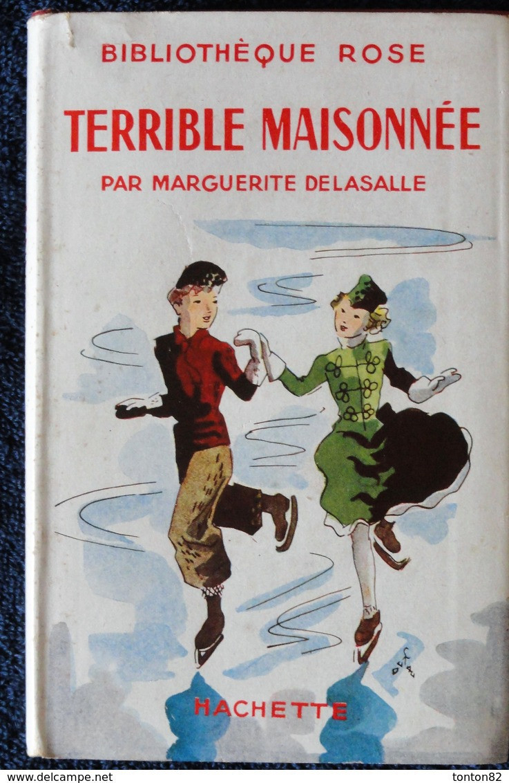 Marguerite Delasalle -Terrible Maisonnée - Bibliothèque Rose Illustrée - Avec Jaquette - ( 1953 ) . - Biblioteca Rosa