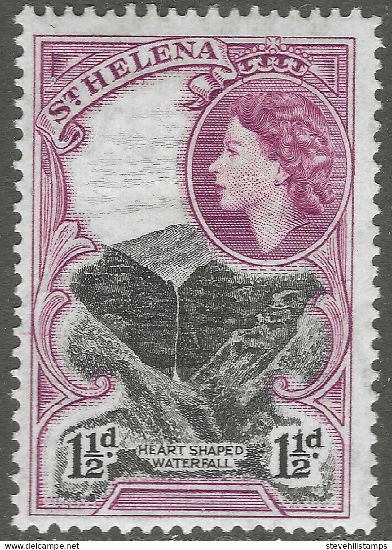 St Helena. 1953-59 QEII. 1½d MH. SG 155 - Saint Helena Island