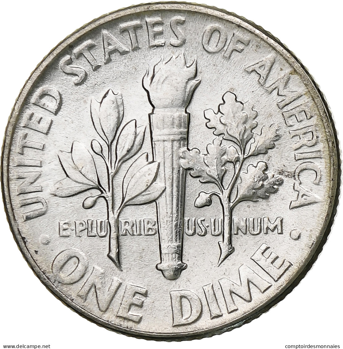 États-Unis, Dime, Roosevelt Dime, 1955, U.S. Mint, BU, Argent, SPL, KM:195 - 1946-...: Roosevelt